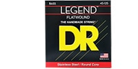 DR FL5-45 LEGEND Polished Flatwound Stainless Medium 45-125