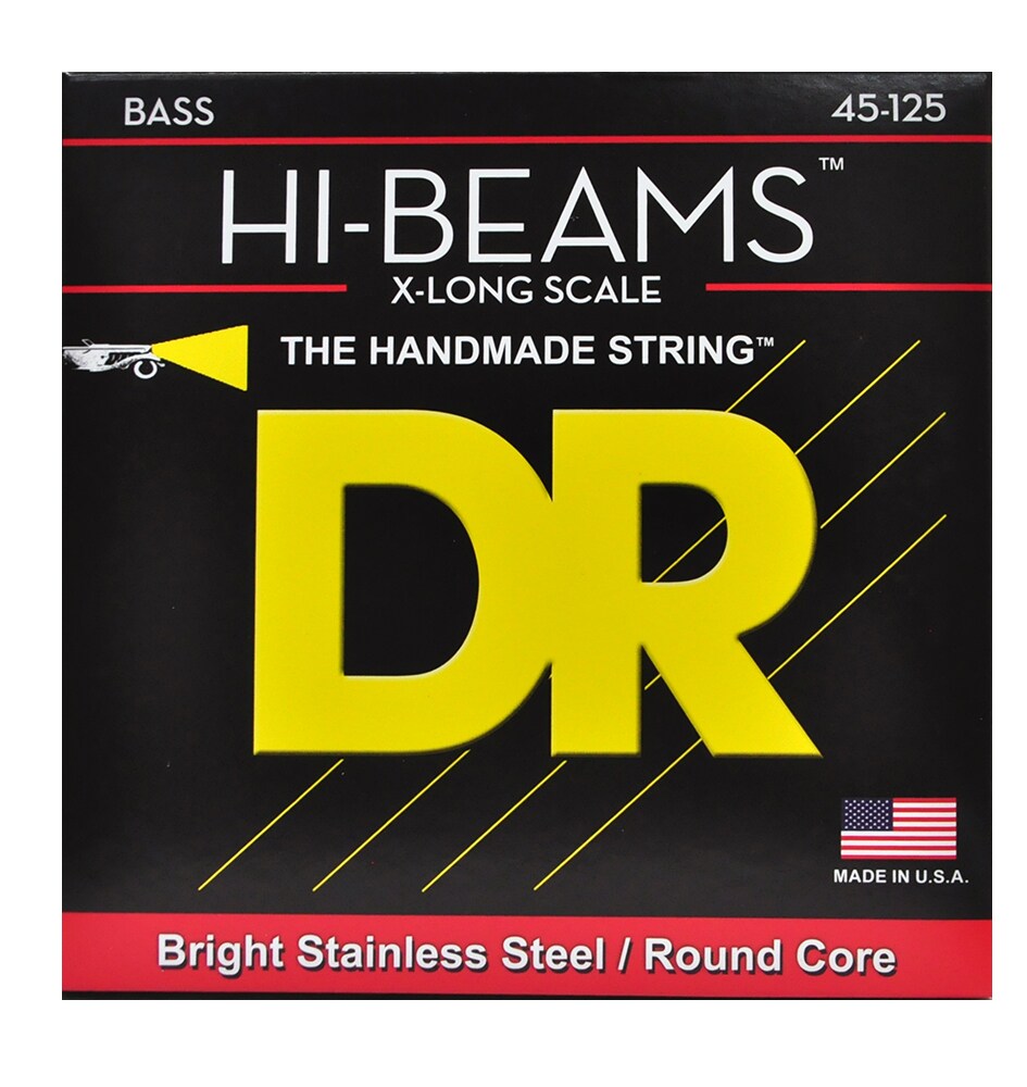 DR/LMR5-45 HI-BEAM 5-String Medium 45-125 X-long Scale