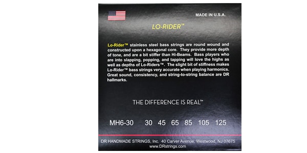 DR / MH6-30 LO-RIDER Stainless Medium 30-125画像2