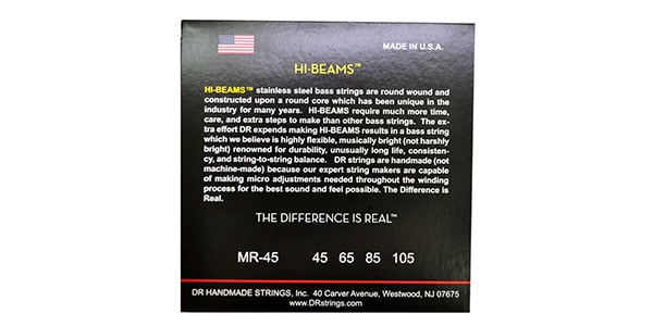 DR ( ディーアール ) / MR-45 HI-BEAM Stainless Medium 【2セット】画像2