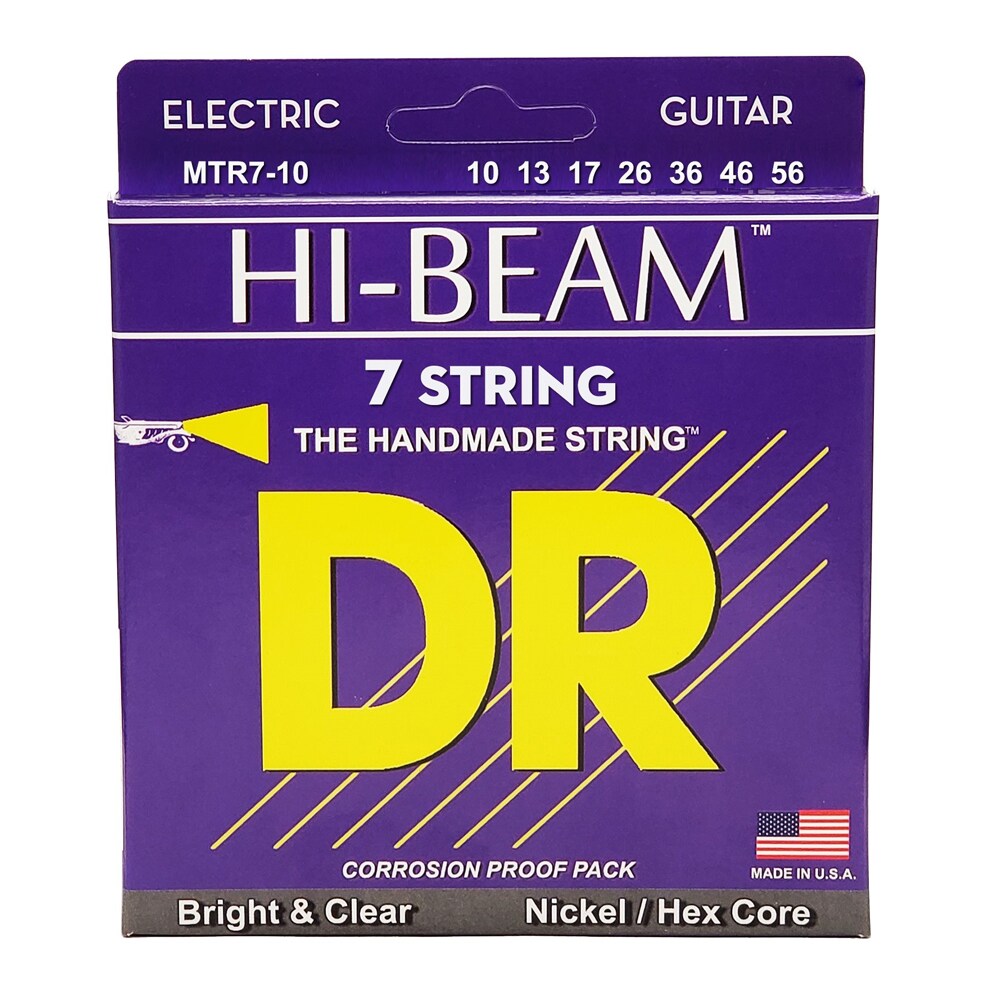 DR/MTR7-10 HI-BEAM MEDIUM 7-STRING