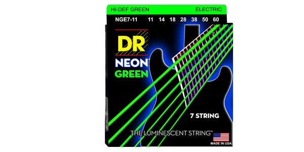 DR ( ディーアール )  / NGE7-11 NEON GREEN Extra Heavy 7-String