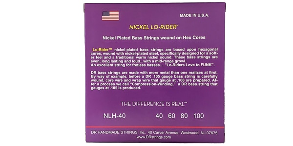 DR / NLH-40 NICKEL LO-RIDER Light 40-100画像3