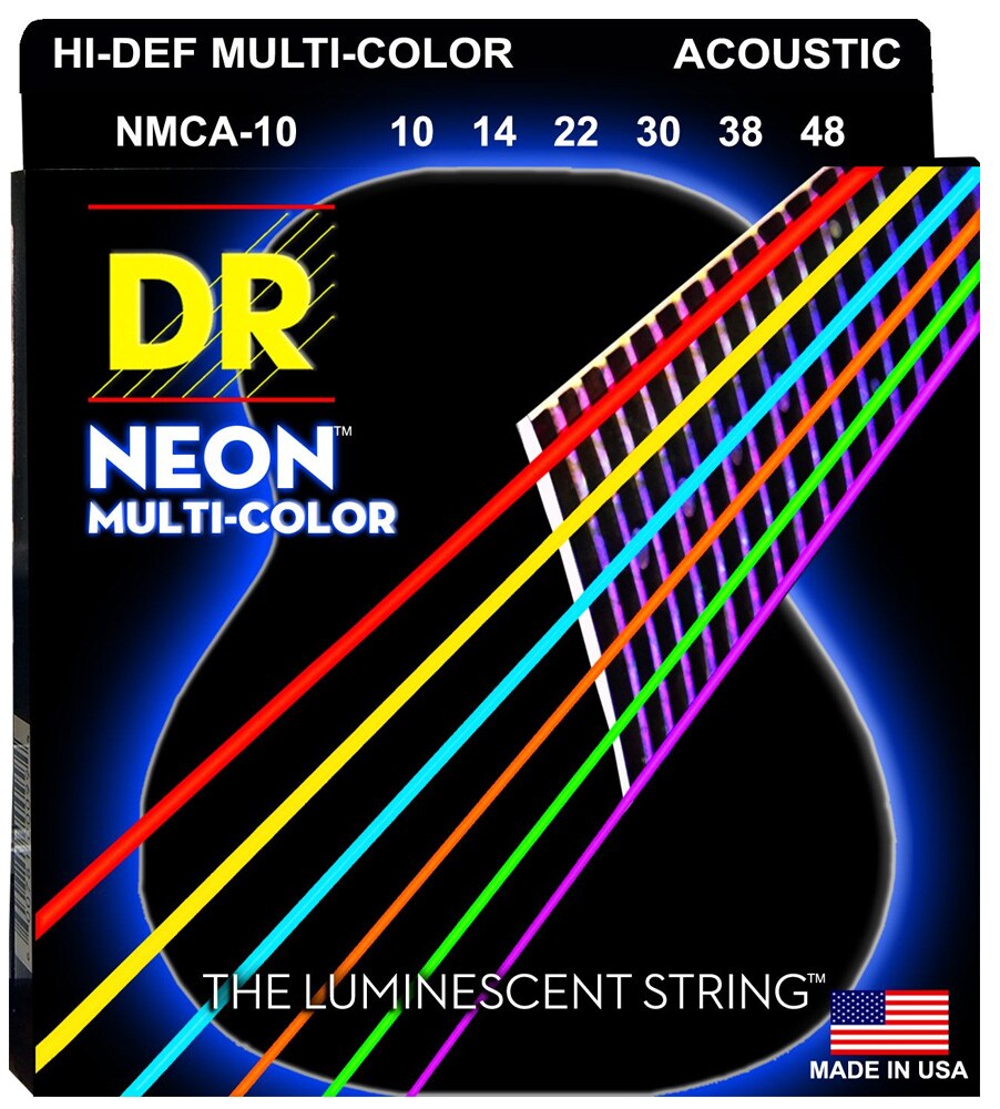 DR/NMCA-10 NEON MULTI-COLOR Extra Light