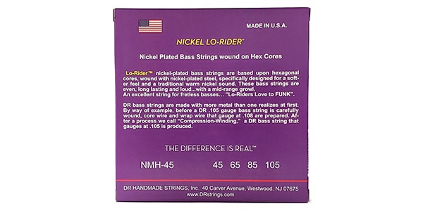 DR / NMH-45 NICKEL LO-RIDER Medium 45-105 【2セット】画像2