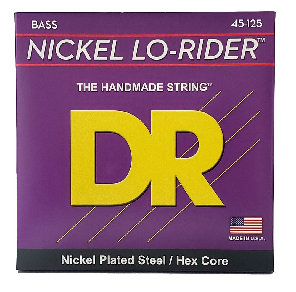 DR/NMH5-45 NICKEL LO-RIDER  5-String Medium 45-125