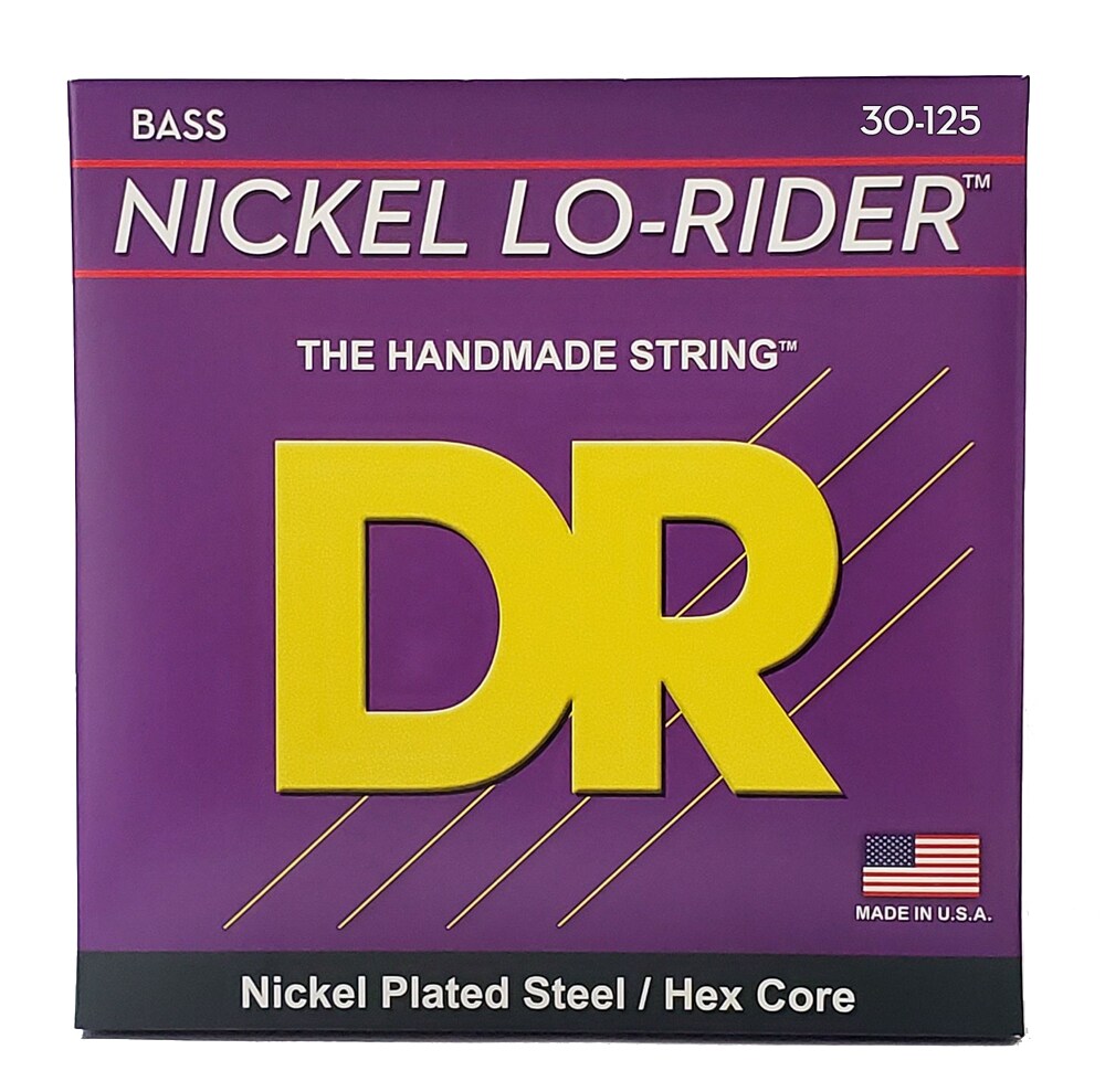 DR/NMH6-30 NICKEL LO-RIDER  6-String Medium 30-125