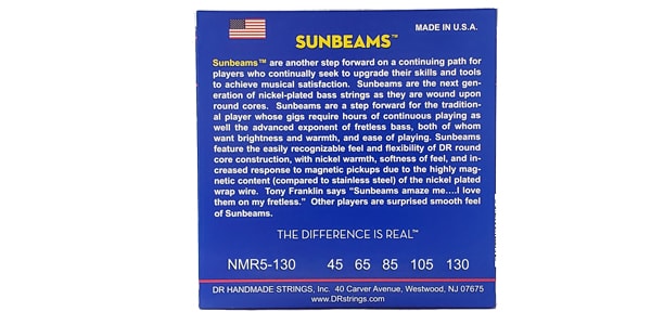DR ( ディーアール )  / NMR5-130 SUNBEAM Nickel Plated Heavy Medium 45-130画像3