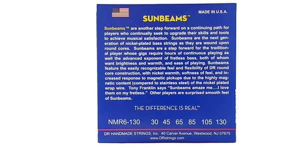 DR / NMR6-130 SUNBEAM Nickel Plated Heavy Medium 30-130画像3