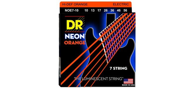 DR / NOE7-10 NEON ORANGE Medium 7-String