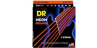 DR NOE7-11 NEON ORANGE Extra Heavy 7-String