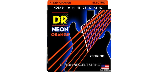 DR / NOE7-9 NEON ORANGE Light 7-String