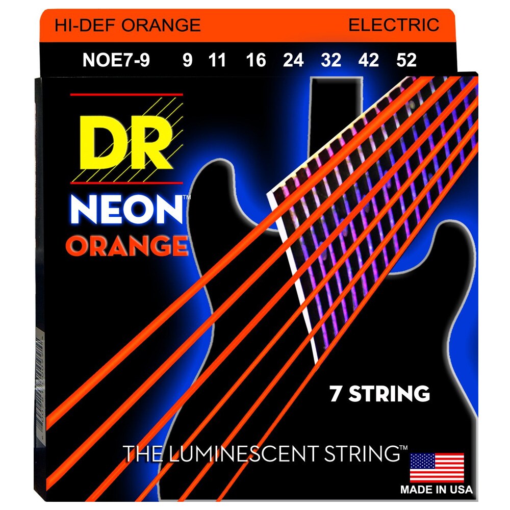 DR/NOE7-9 NEON ORANGE Light 7-String