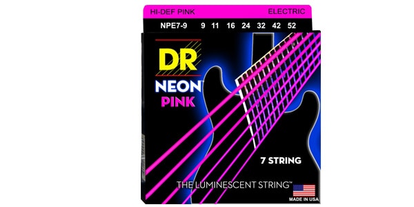 DR / NPE7-9 NEON PINK Light 7-String