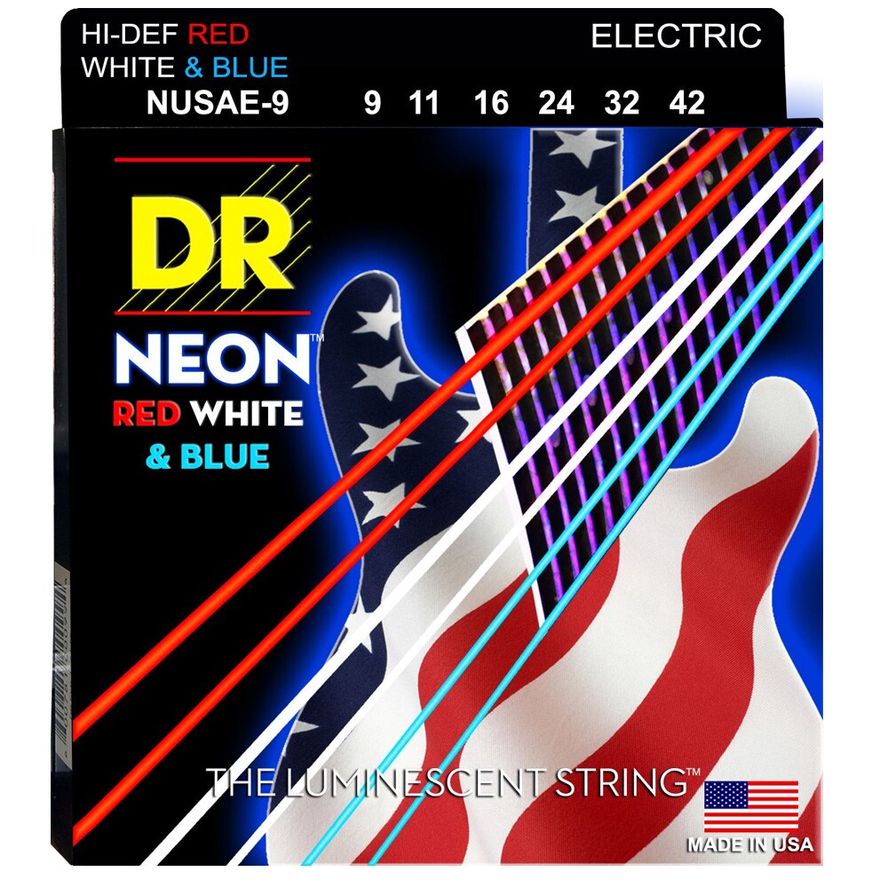 DR/NUSAE-9 NEON RED WHITE & BLUE Light