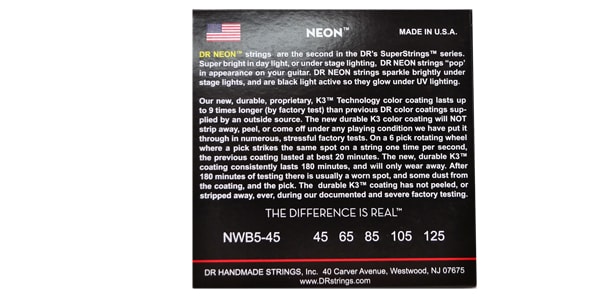 DR / NWB5-45 Hi-Def NEON WHITE画像2