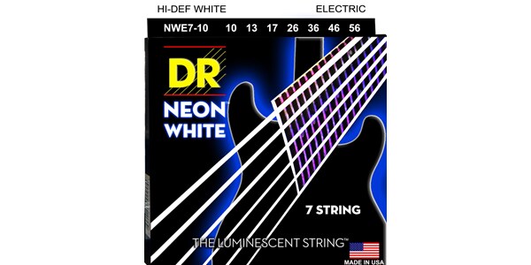 DR/NWE7-10 NEON WHITE Medium 7-String