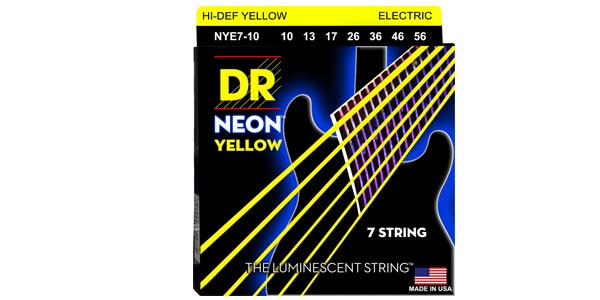 DR / NYE7-10 NEON YELLOW Medium 7-String