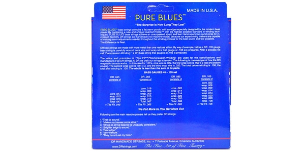 DR ( ディーアール )  / PB5-45 PURE BLUES Quantum Nickel Medium 45-125画像2