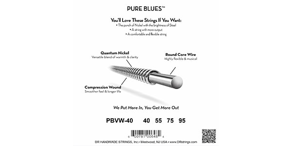DR ( ディーアール ) / PBVW-40 PURE BLUES Victor Wooten Signature画像4