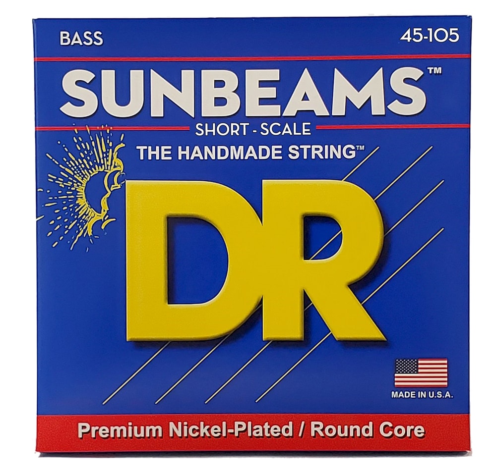 DR/SNMR-45 SUNBEAM Nickel Plated Medium 45-105 Short Scale