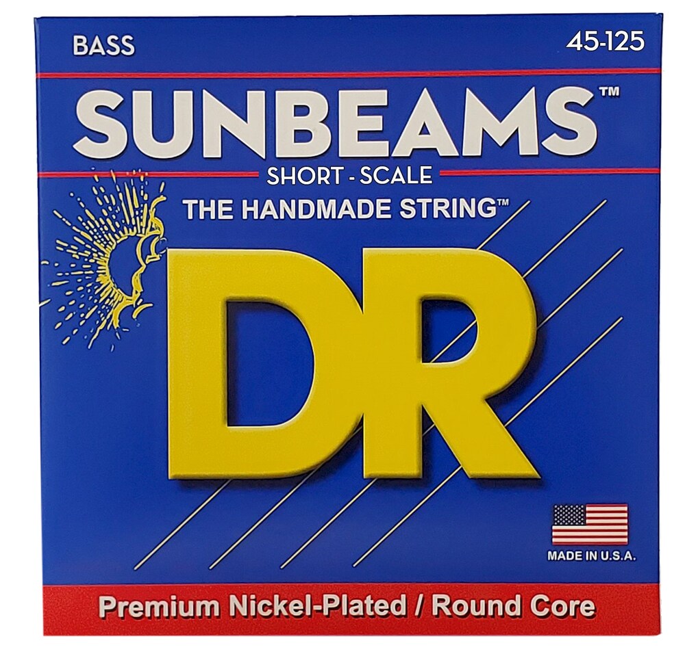 DR/SNMR5-45 SUNBEAM Nickel Plated Medium 45-125 Short Scale