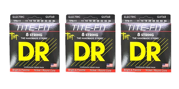DR ( ディーアール )  / TF8-11 3Packs TITE-FIT EXTRA HEAVY 8-STRING