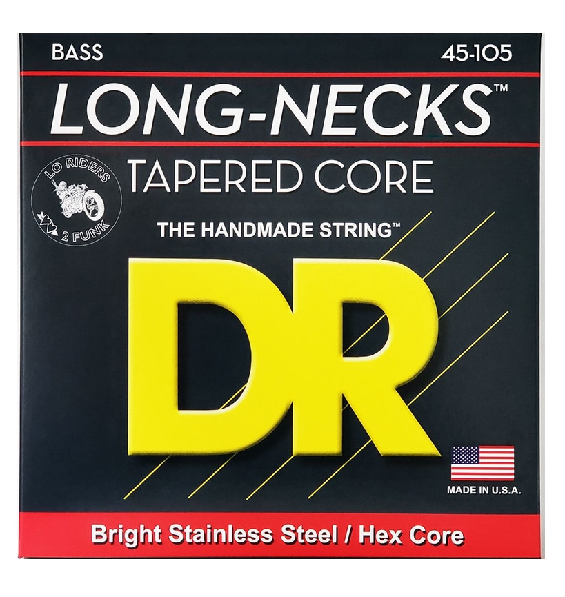 DR/TMH-45　LONG NECKS Tapered Stainless Steel Medium 45-105