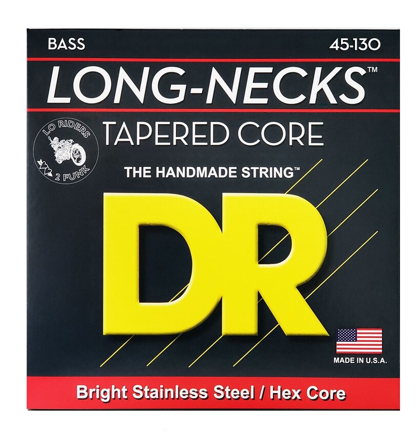 DR/TMH5-130 LONG NECKS Tapered Stainless Medium Heavy 45-130