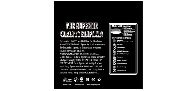Dr. SUZUKI ( ドクタースズキ )  / Slipmats Mix Edition [PURPLE] 画像3