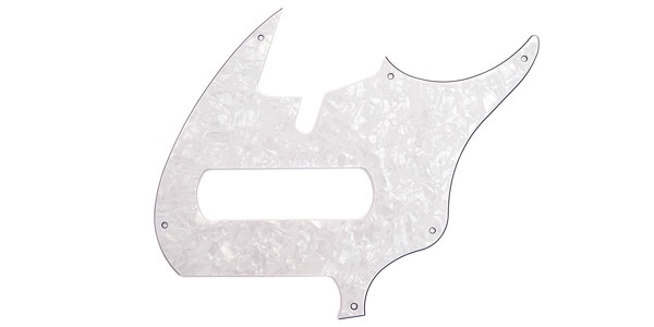 COMBUSTION 5st PICKGUARD WHITE PEARLOID
