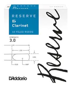 D’Addario Woodwinds Ebクラリネットリード レゼルヴ 4.5