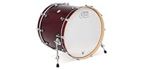 DW / Design Kick 18x22 Cherry Stain