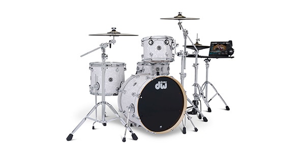 DW ( ディーダブリュー )  / DWe 4PC SHELL PK, WHT MAR PRL, BOX A SNARE/TOMS