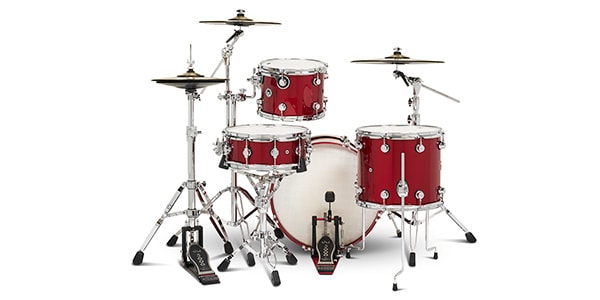 DW / DWe 4PC SHELL PK, BLK CHE MTL, BOX B BASS DRUM画像2