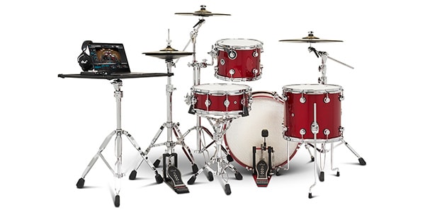 DW / DWe 4PC SHELL PK, BLK CHE MTL, BOX B BASS DRUM画像3