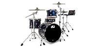 DW / DWe 4PC SHELL PK, MIDN BLUE MTL, BOX A SNARE/TOMS