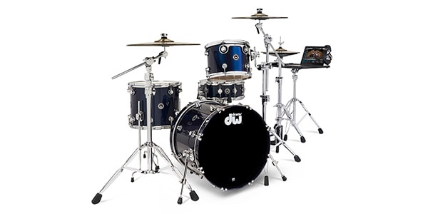 DW ( ディーダブリュー )  / DWe 4PC SHELL PK, MIDN BLUE MTL, BOX A SNARE/TOMS