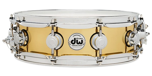 DW / BRASS SNARE POLISHED, CR HW
