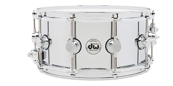 DW / CHROME STEEL SNARE POLISHED, CR HW