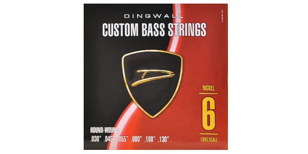 DINGWALL/NICKEL PLATED STEEL LONG-SCALE 6 STRING SET .030-.130