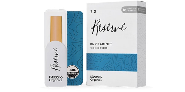 D&#39;Addario Woodwinds / Organic Reserve Bb Clarinet reeds 2.0