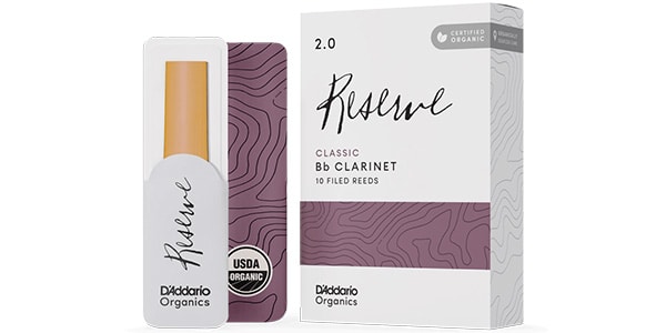 D&#39;Addario Woodwinds ( ダダリオウッドウインズ )  / Bbクラリネットリード オーガニック レゼルヴ クラシック 2.0