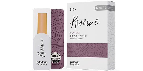 D&#39;Addario Woodwinds ( ダダリオウッドウインズ )  / Bbクラリネットリード オーガニック レゼルヴ クラシック 3.5+
