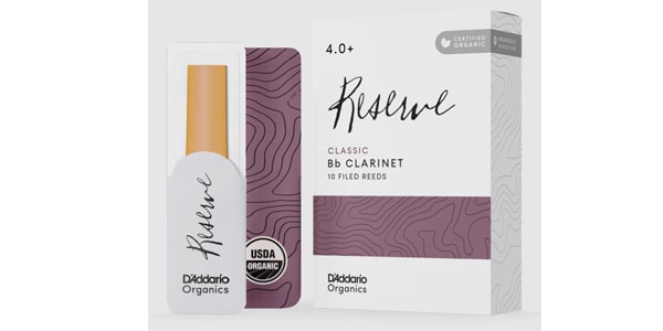 D&#39;Addario Woodwinds / Organic Reserve Bb Clarinet reeds Classic 4.0＋