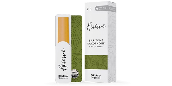 D&#39;Addario Woodwinds / Organic Reserve Baritone Sax reeds 2.5