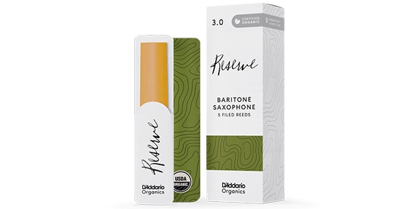 D&#39;Addario Woodwinds / Organic Reserve Baritone Sax reeds 3.0