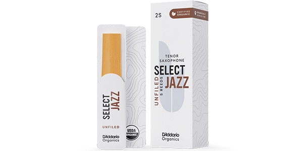 D&#39;Addario Woodwinds / Tenor Sax reeds Organic Select Jazz 2S Unfiled