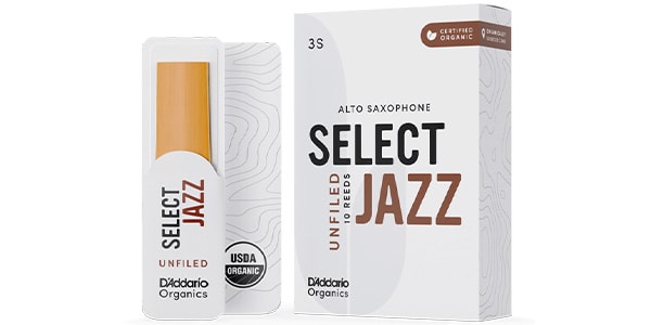 D&#39;Addario Woodwinds ( ダダリオウッドウインズ )  / アルトサックスリード オーガニック セレクトジャズ 3S ｱﾝﾌｧｲﾙﾄﾞ