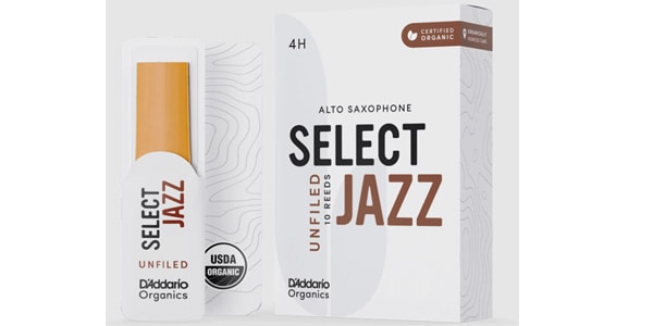 D&#39;Addario Woodwinds ( ダダリオウッドウインズ )  / アルトサックスリード オーガニック セレクトジャズ 4H ｱﾝﾌｧｲﾙﾄﾞ